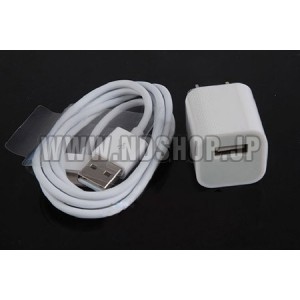 iphone 4 ipod touch　充電器＋ケーブル