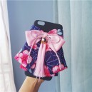 女子力up 和風　蝶結び　iphoneXケース